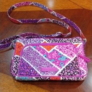 Vera Bradley modern medley print little hipster bag